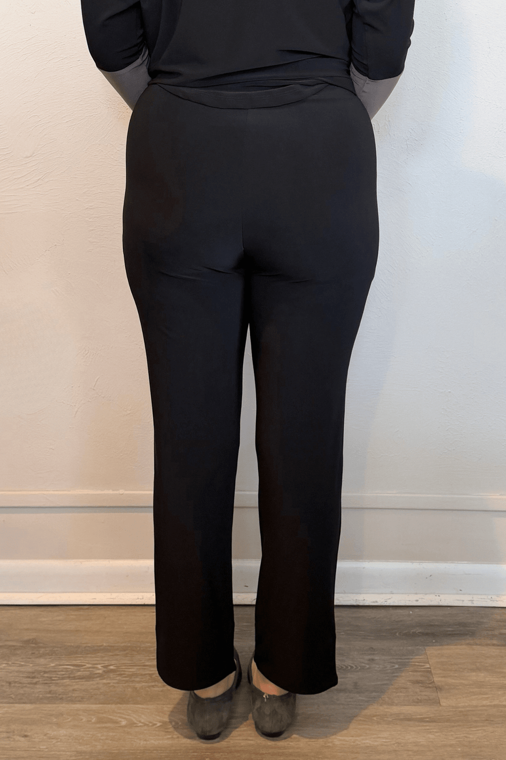 Kozan Tibi Pant in Black, front and back views