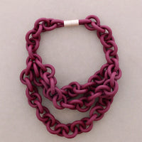Triple Link Rubber Choker