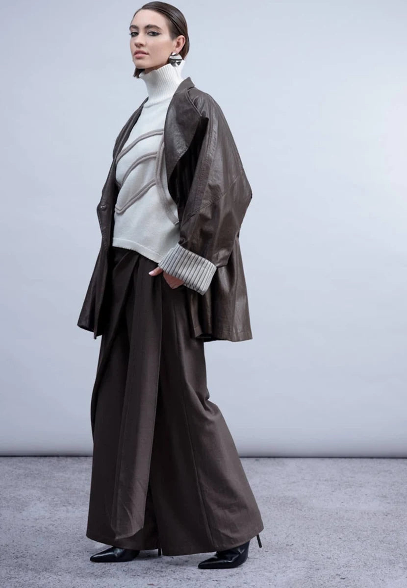 H2011  Vegan Leather Jacket