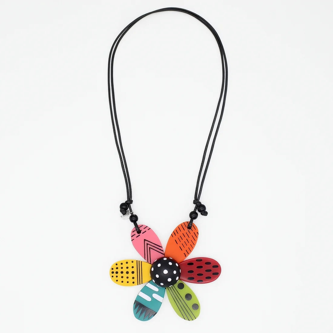 Vibrant Garden Flower Necklace