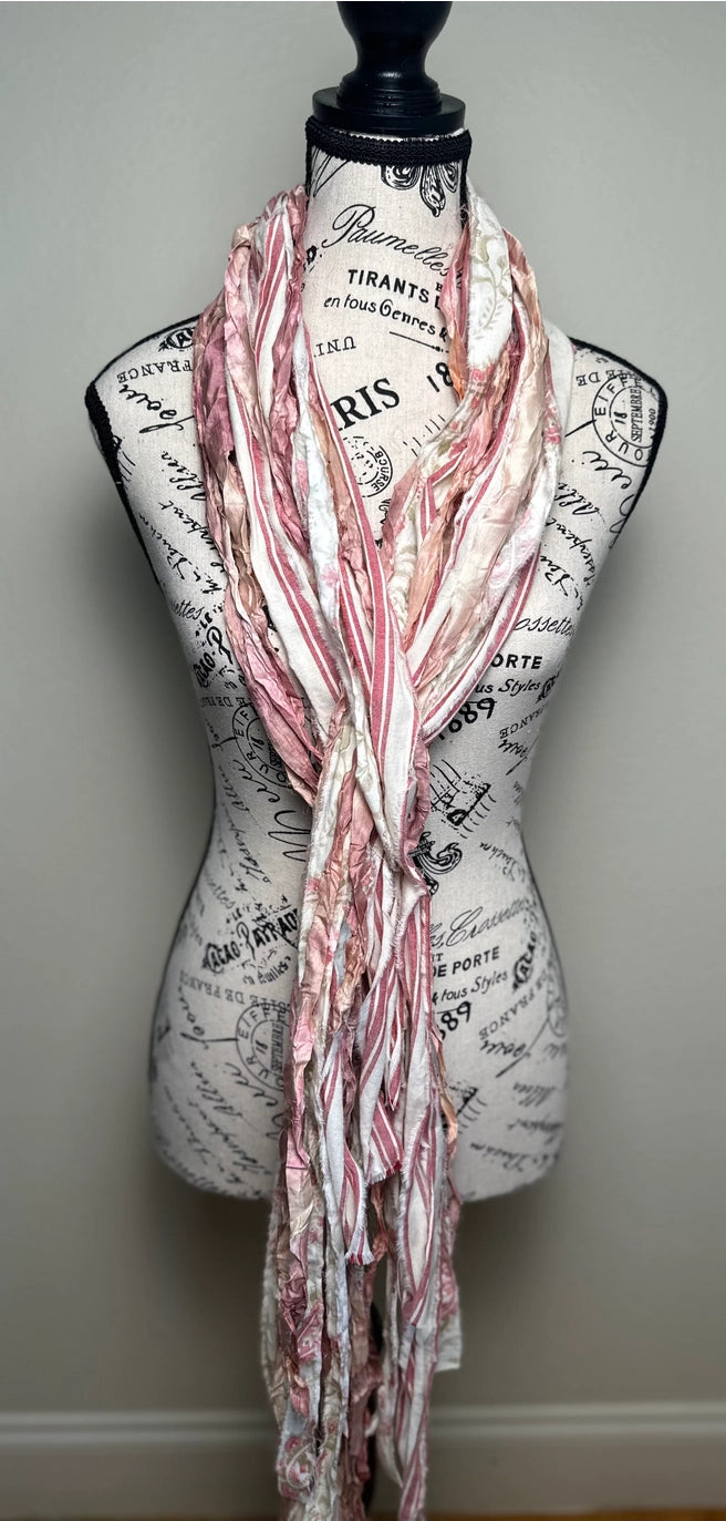 Fringe Scarf - Soft Rose