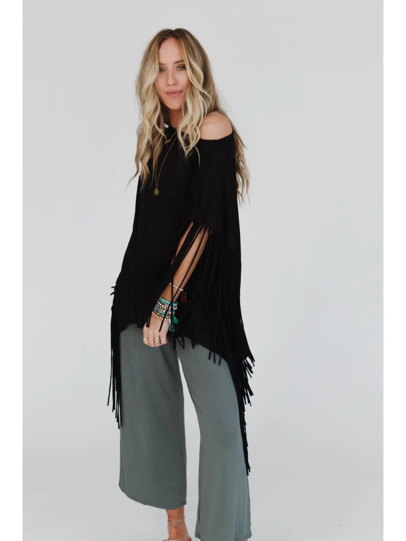 Western Showstopper Fringe Top