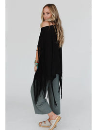 Western Showstopper Fringe Top