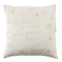 What A Wonderful World Pillow
