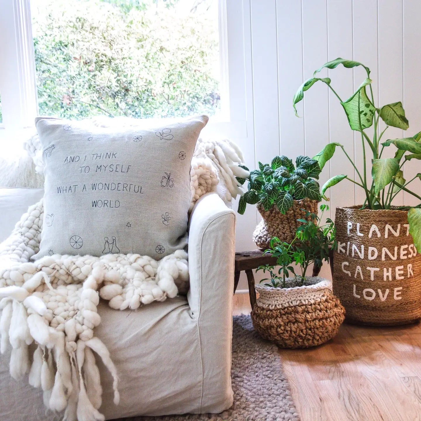 What A Wonderful World Pillow