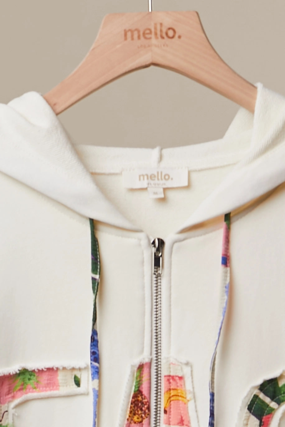 Peace Detail Hooded Sweatshirt
