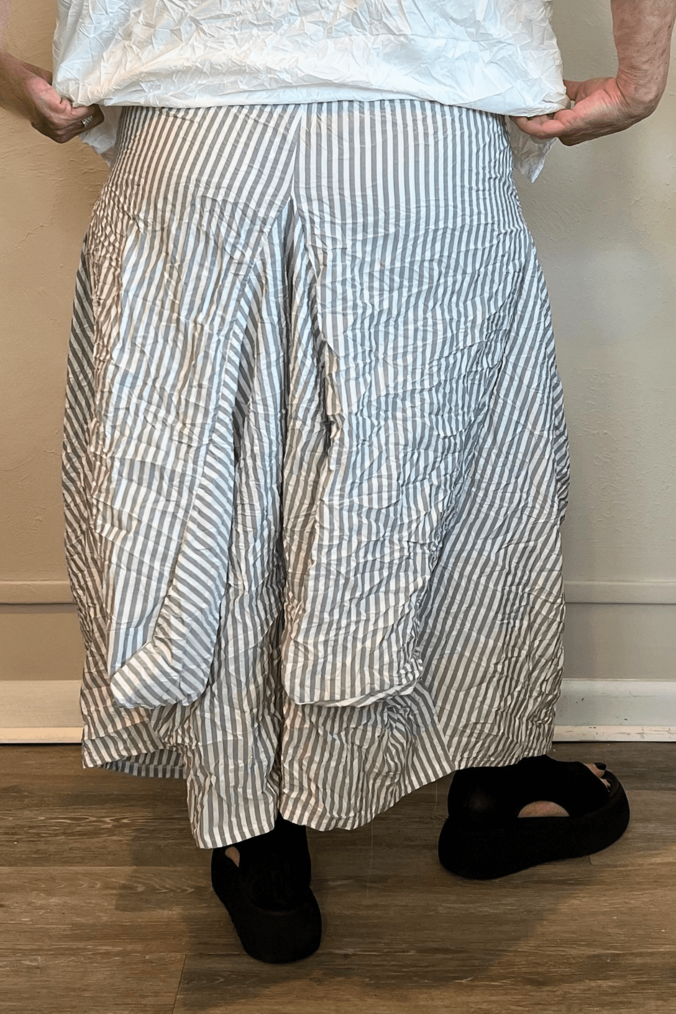 Hanna Pant - White Stripe