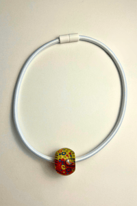 White Cord Bliss Necklace