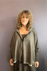 A Wide Short Jacket II (Chocolate)