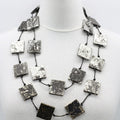 Wooden Square Necklace