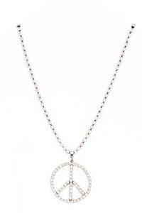 Woodstock Peace Necklace