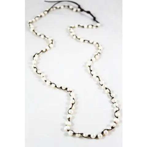 Pearl Convertible Crochet Necklace