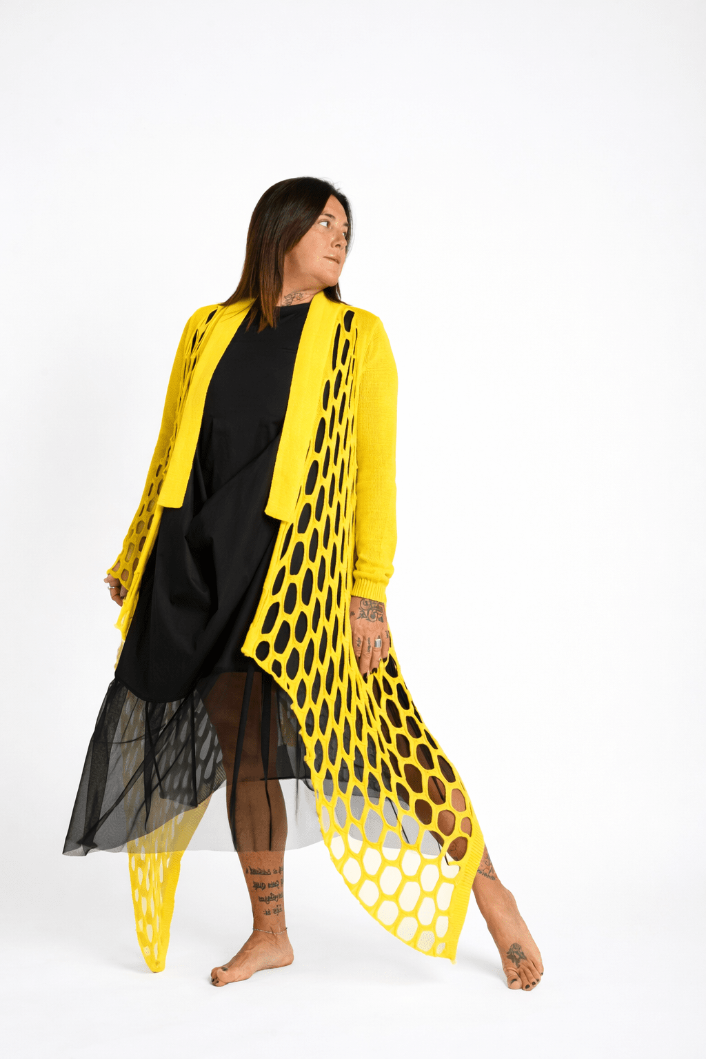 Long Holey Cardi