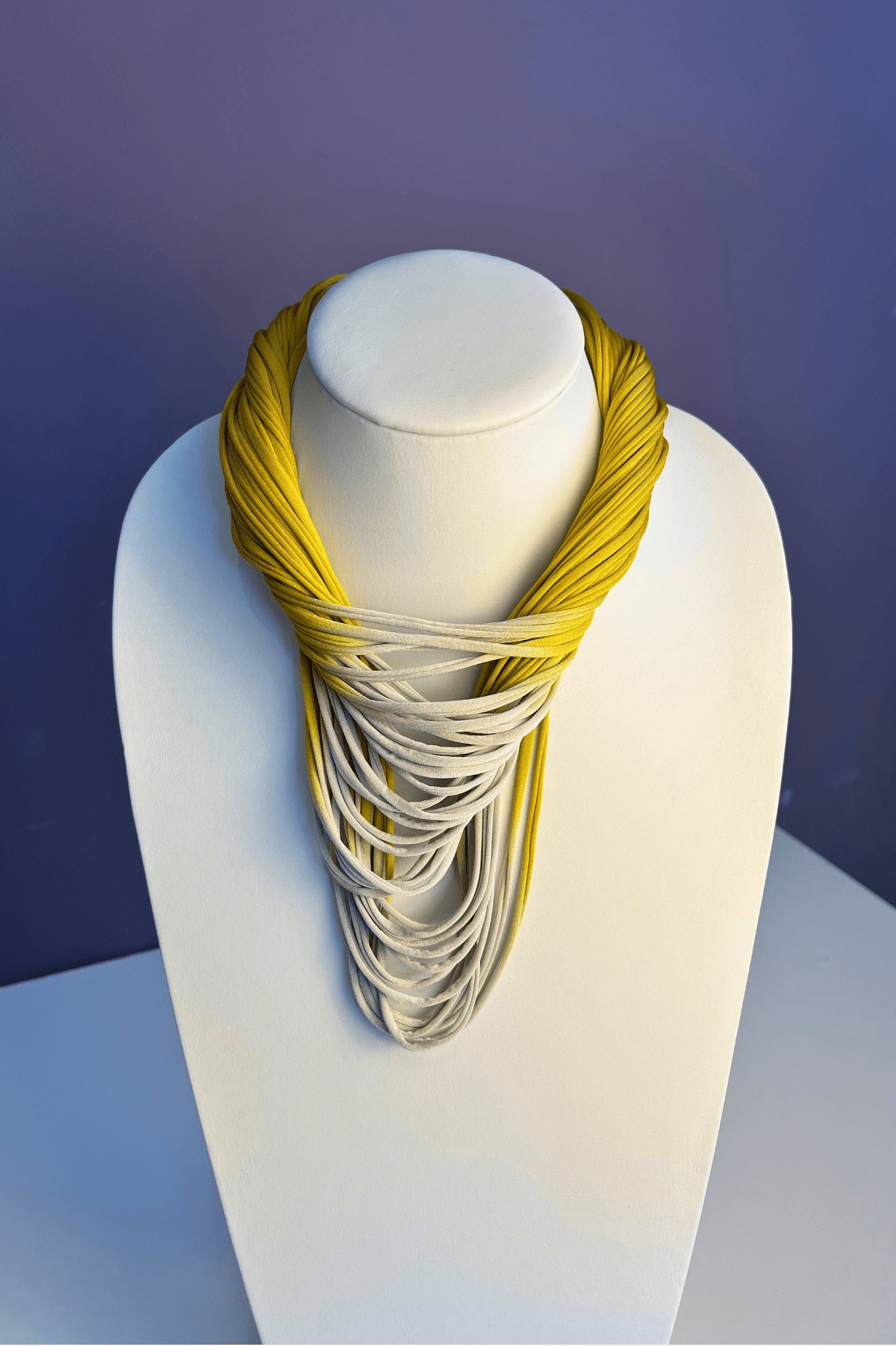 Short Multi-Strand Ombre Necklace