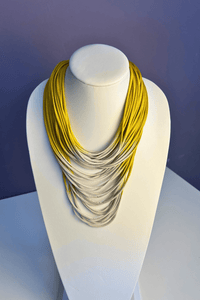 Short Multi-Strand Ombre Necklace