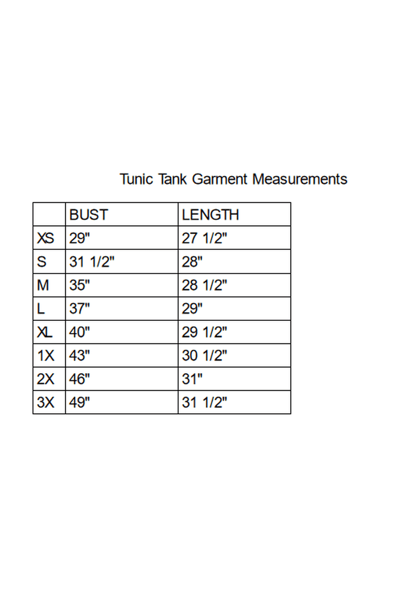 PALETTE BASICS Tunic Length Tank - Plus Size