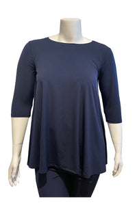 PALETTE BASICS 3/4 Sleeve Tunic - Plus Size